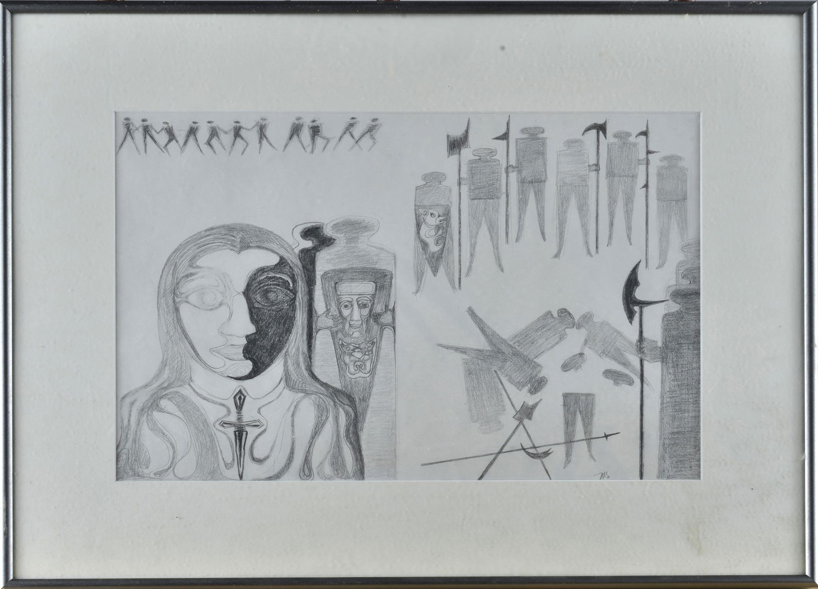 MITZI SHEWMAKE FRAMED BEHIND GLASS (1 of 2)