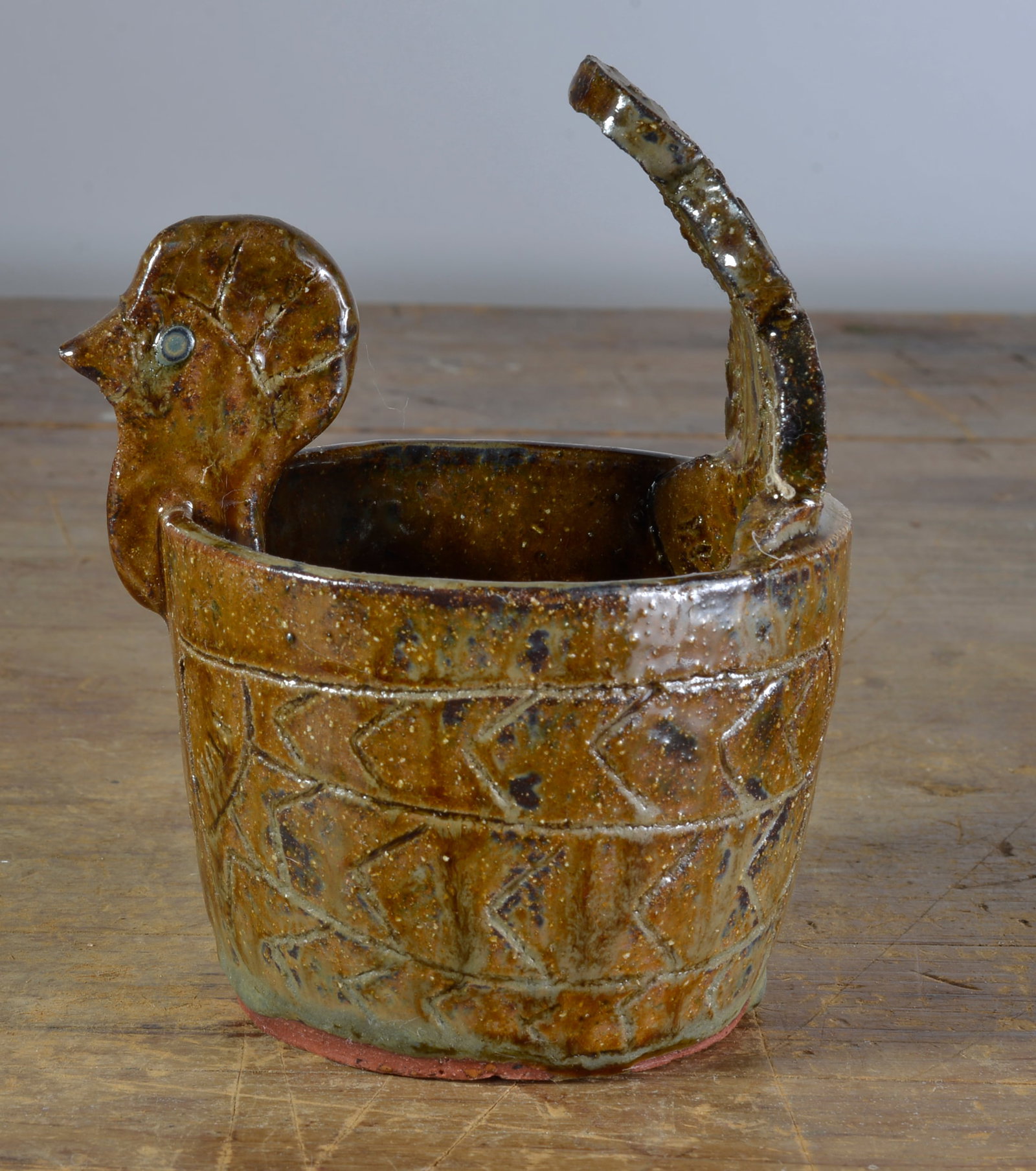 RICHARD KALE CHICKEN BOWL: SIGNED ON BOTTOM, G"H