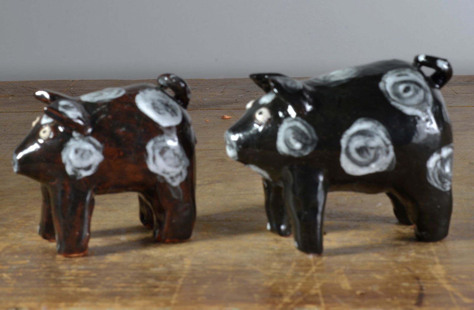 LARRY WILSON FIGURAL PIGS (2) (1 of 3)