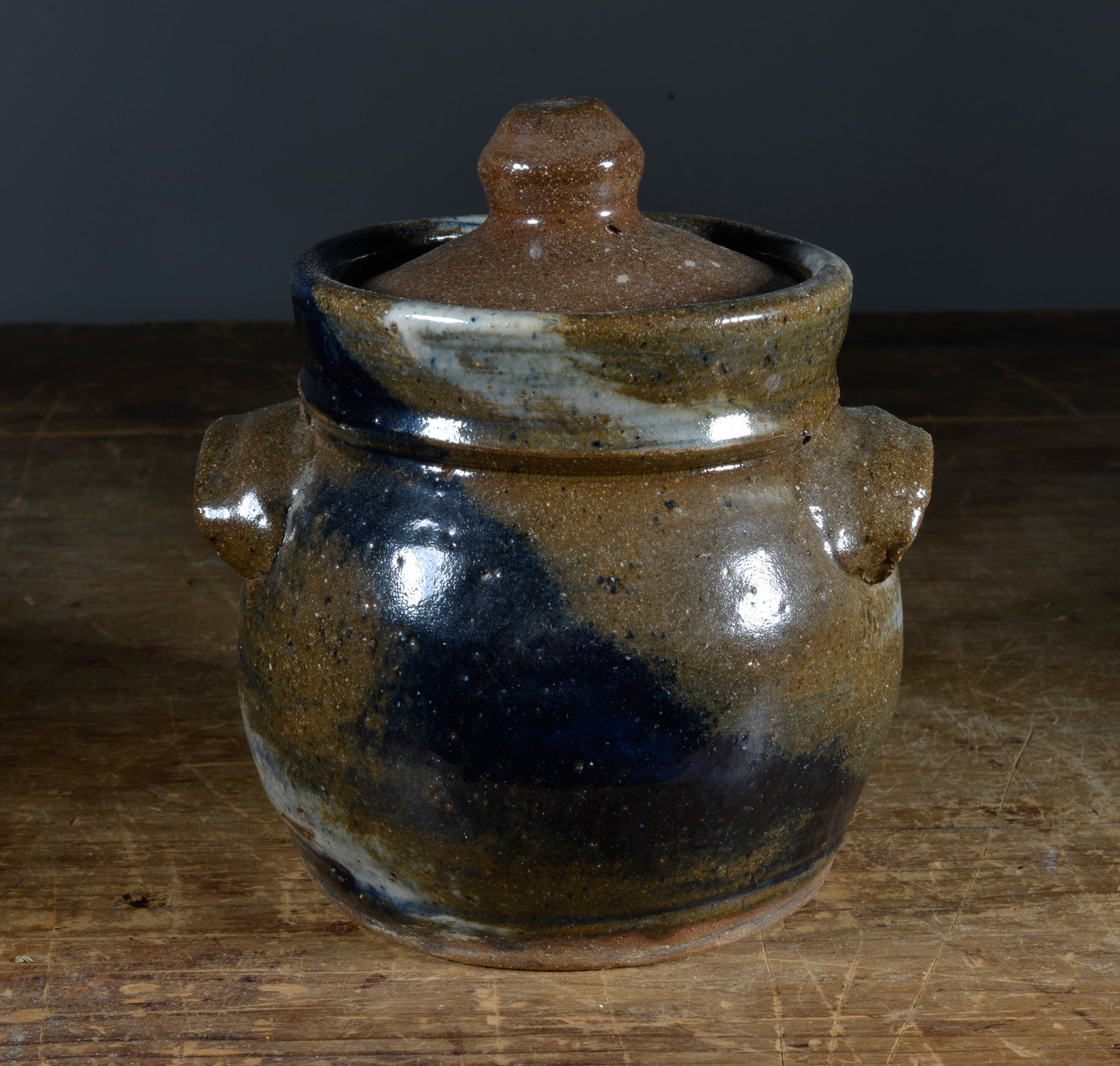 BURLON CRAIG BEAN POT: STAMPED ON BOTTOM 7.5"H