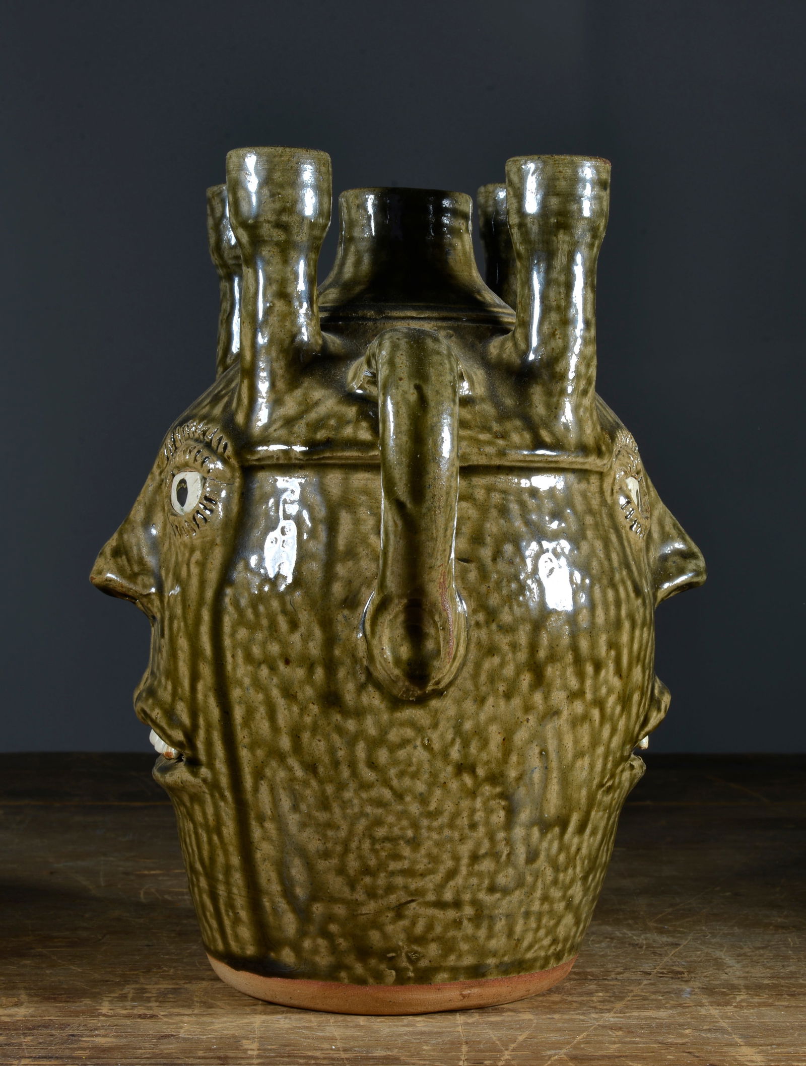 AG MEADERS DOUBLE FACE CANDLEABRA JUG (1 of 4)