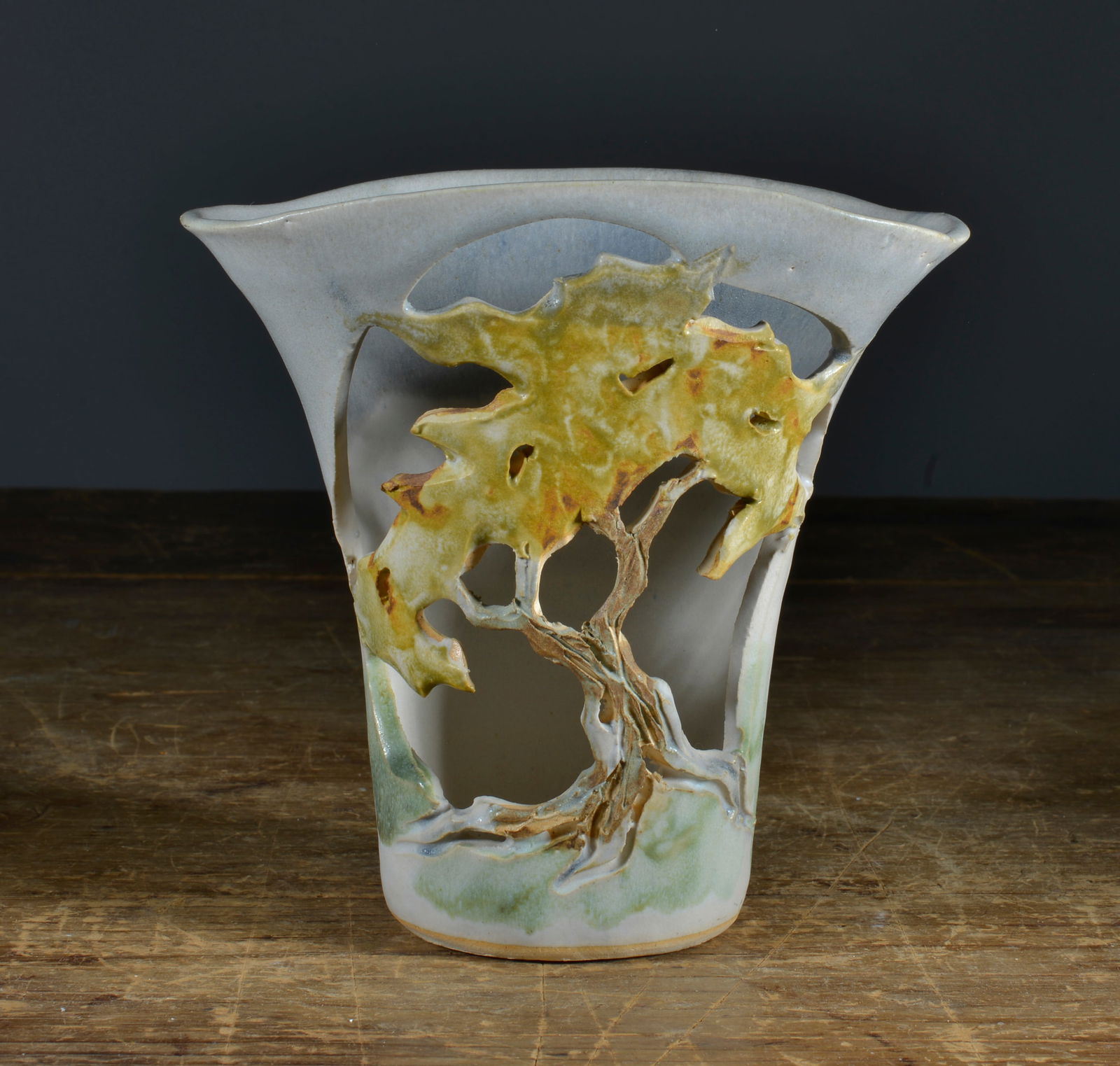 WALTON CONTEMPORATY FLARED VASE (1 of 3)
