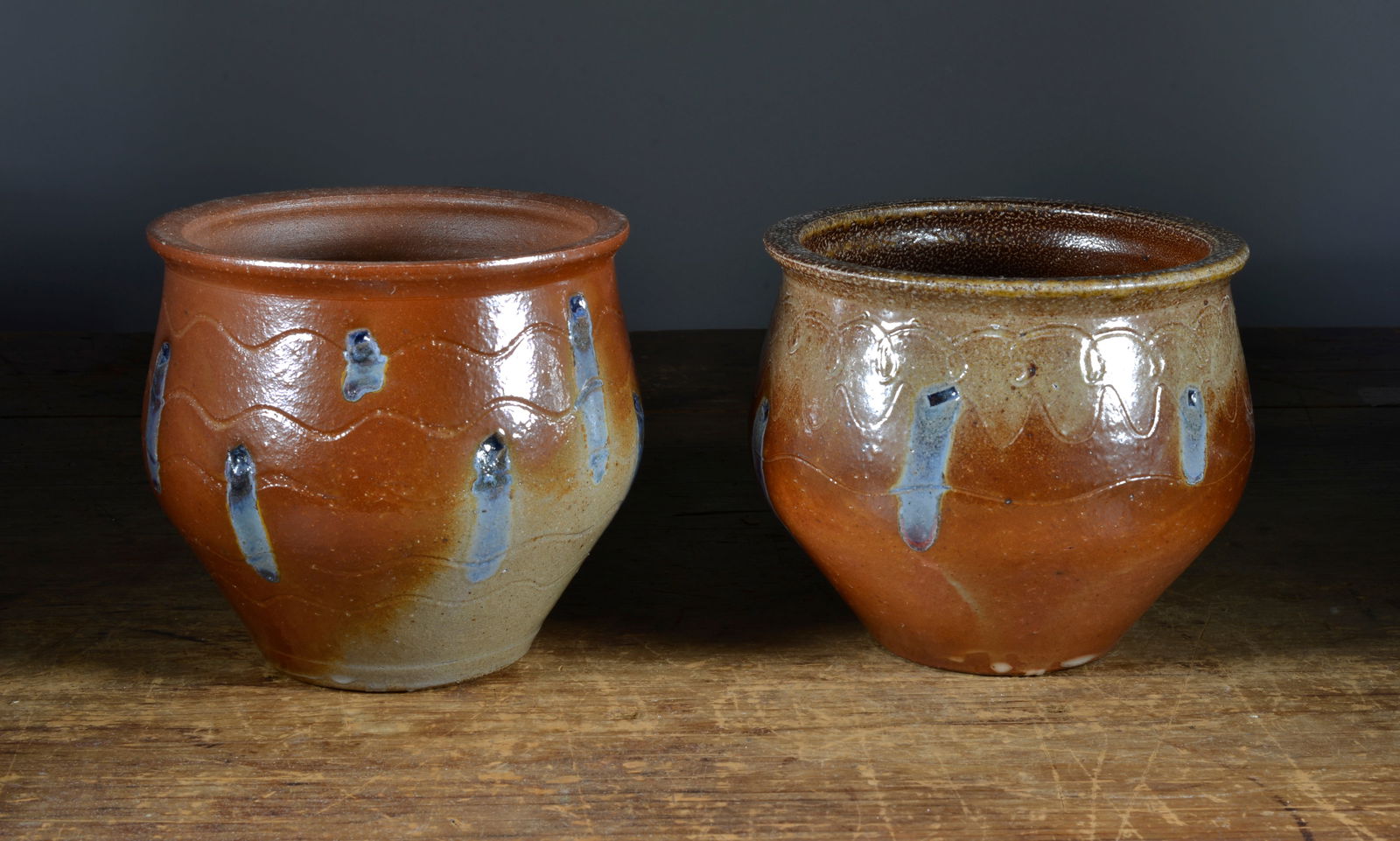 Mark Hewitt Pair of Planters (1 of 3)