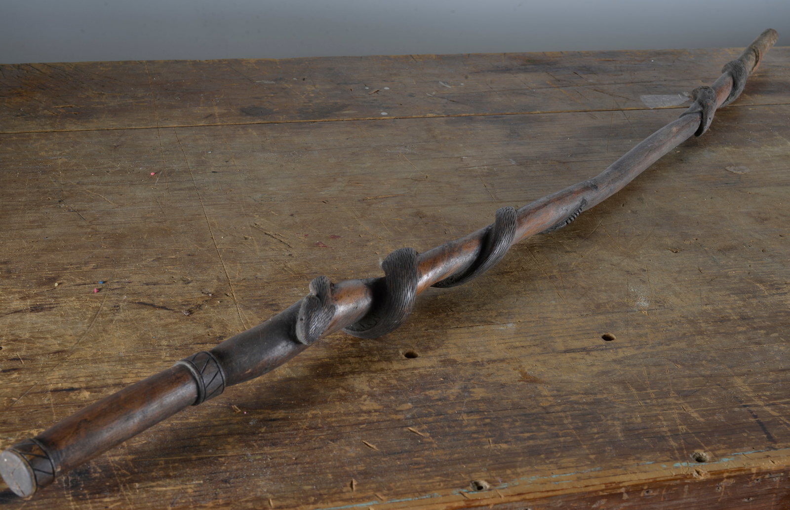 Antique Folk Art Cane Walking Stick (1 of 3)