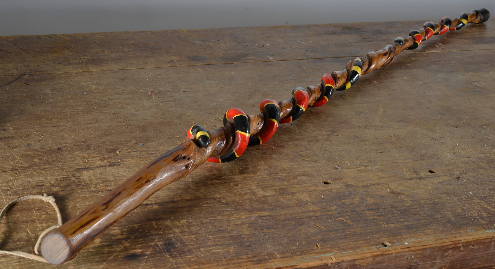 Antique Folk Art Cane Walking Stick (1 of 3)