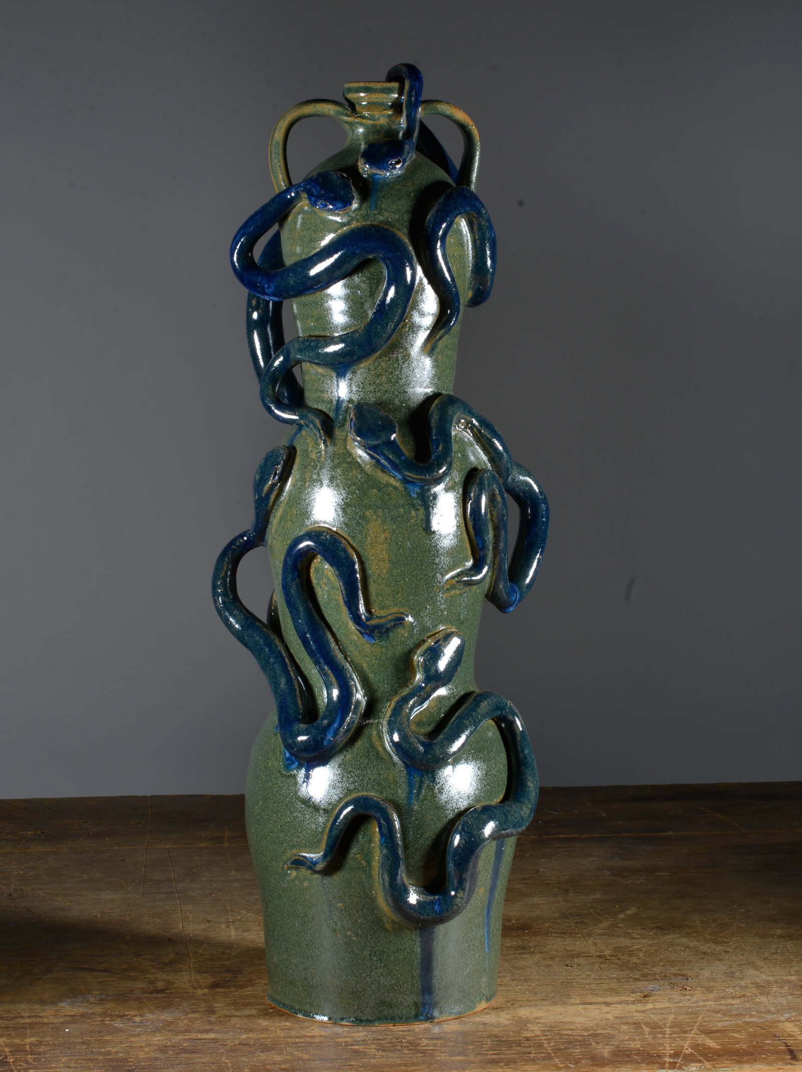 Marvin Bailey Triple Jug with Snakes (1 of 8)