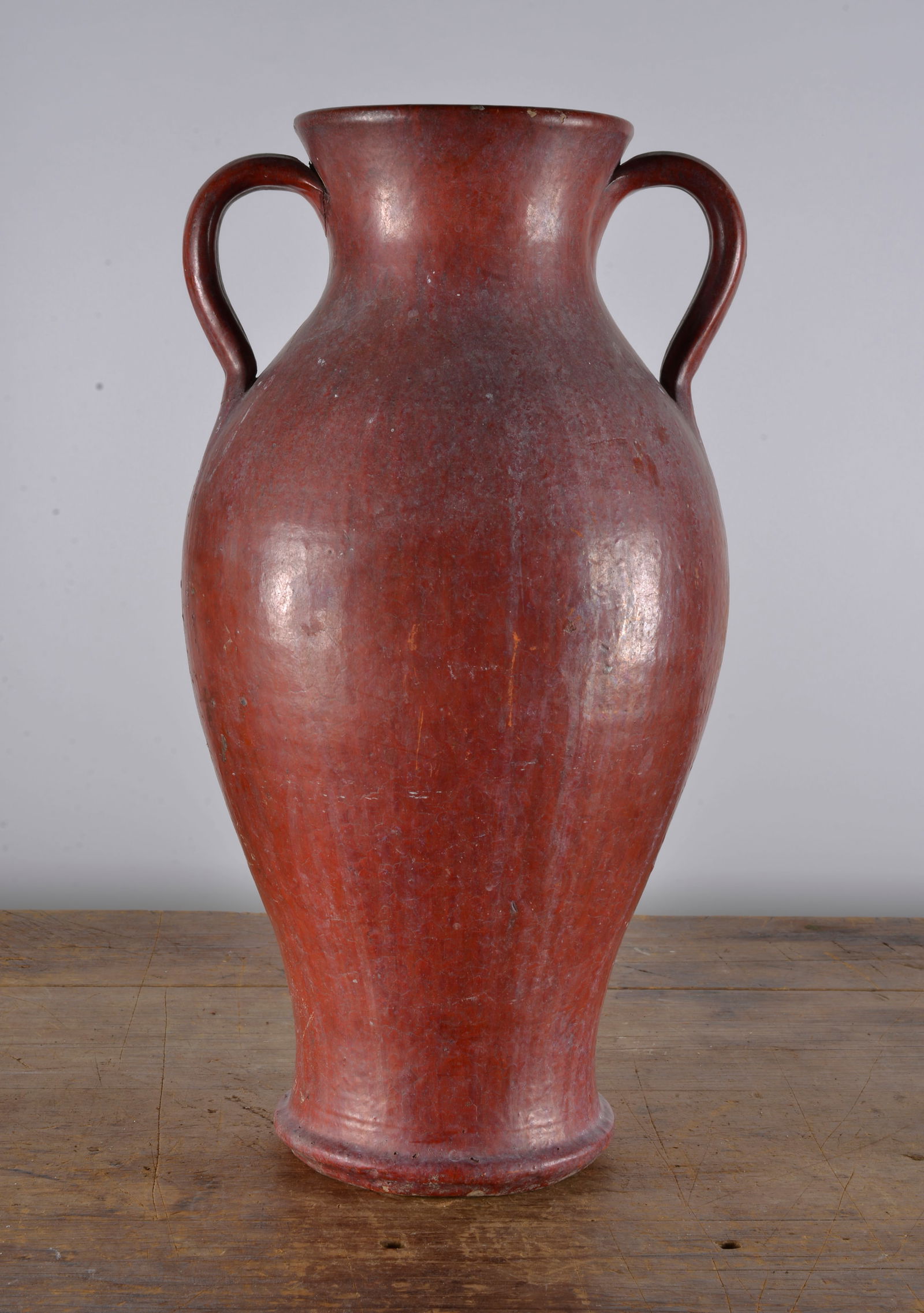 Cole Pottery Large Red Glazed Pottery Vase (1 of 7)