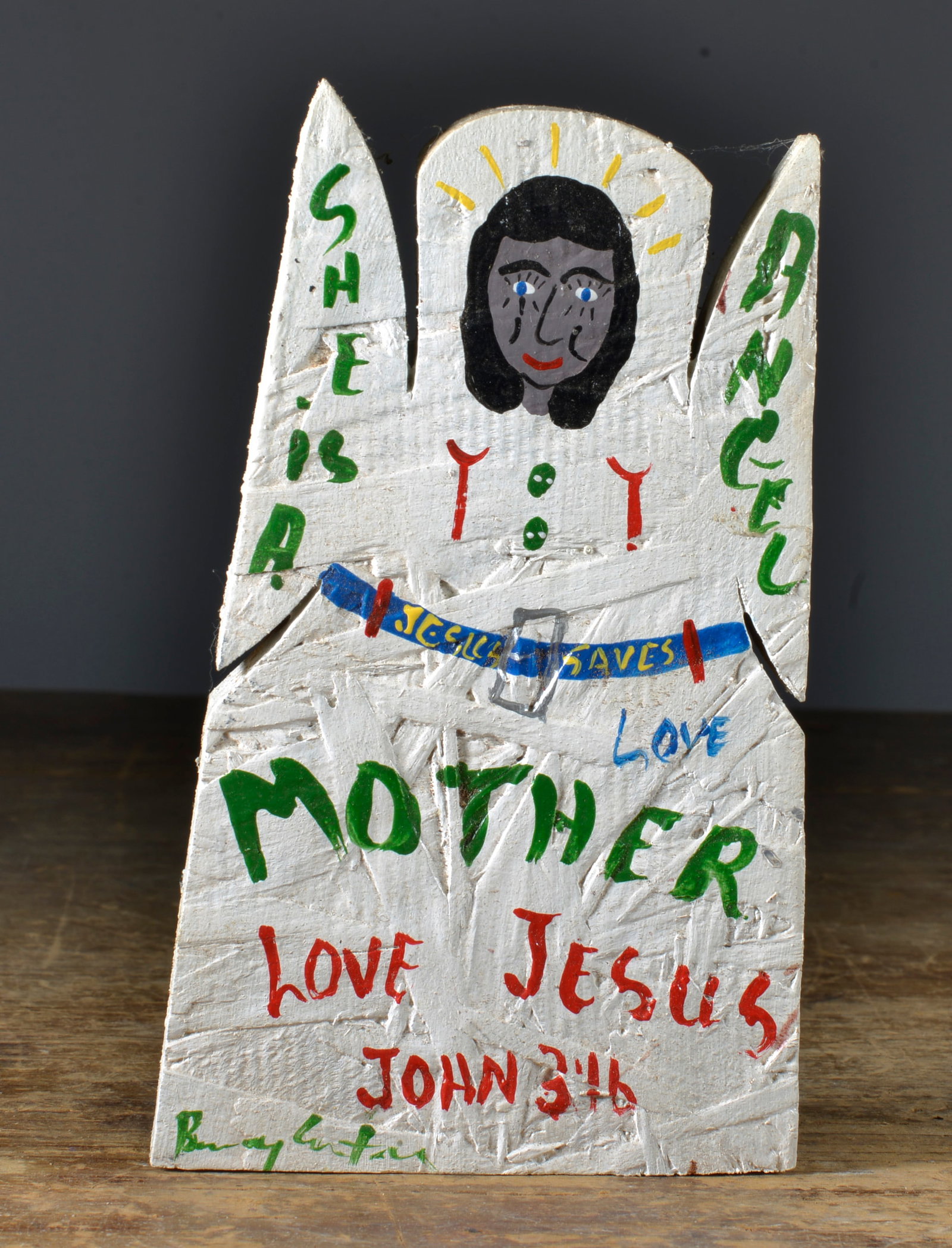 Benny Carter Wooden Angel Cut out (1 of 2)