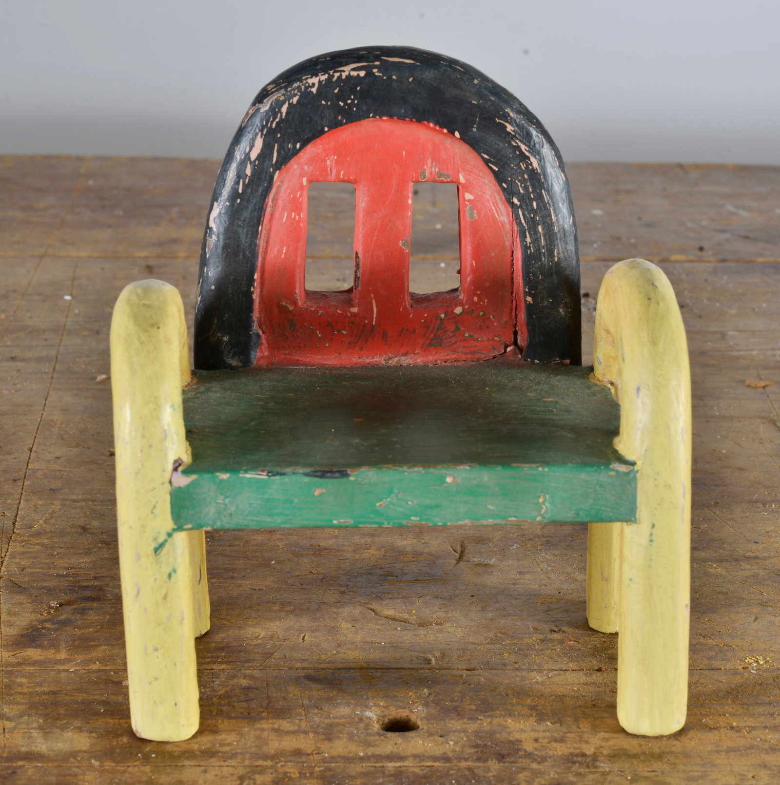 Folk Art Miniature Root Chair (1 of 3)