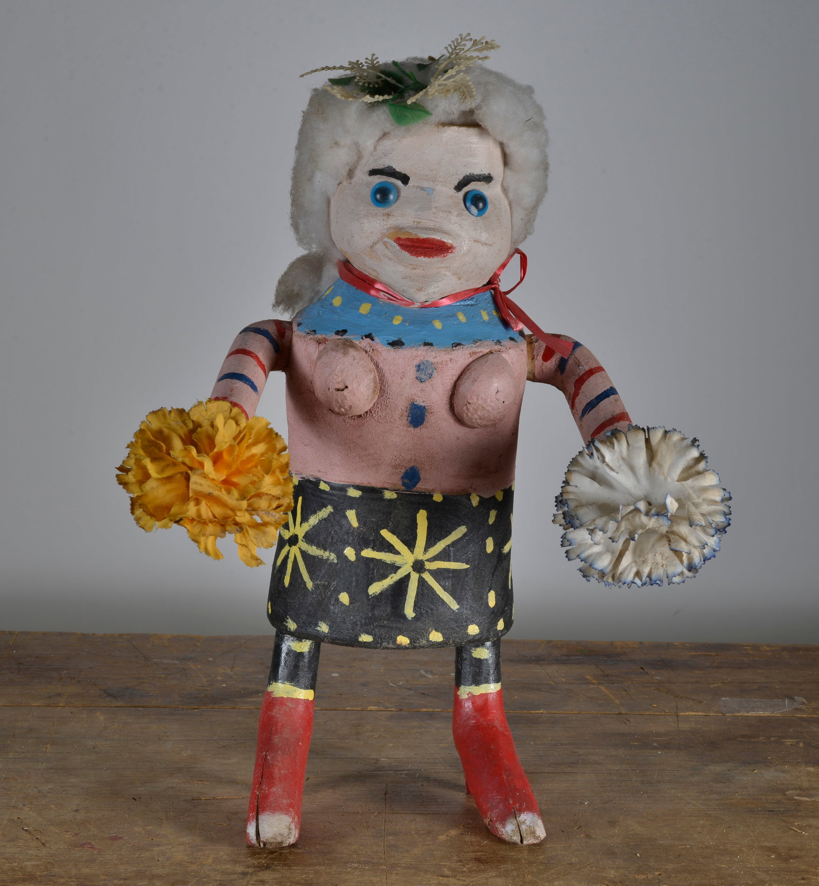 Ed Lamdin Folk Carved Figure (1 of 3)