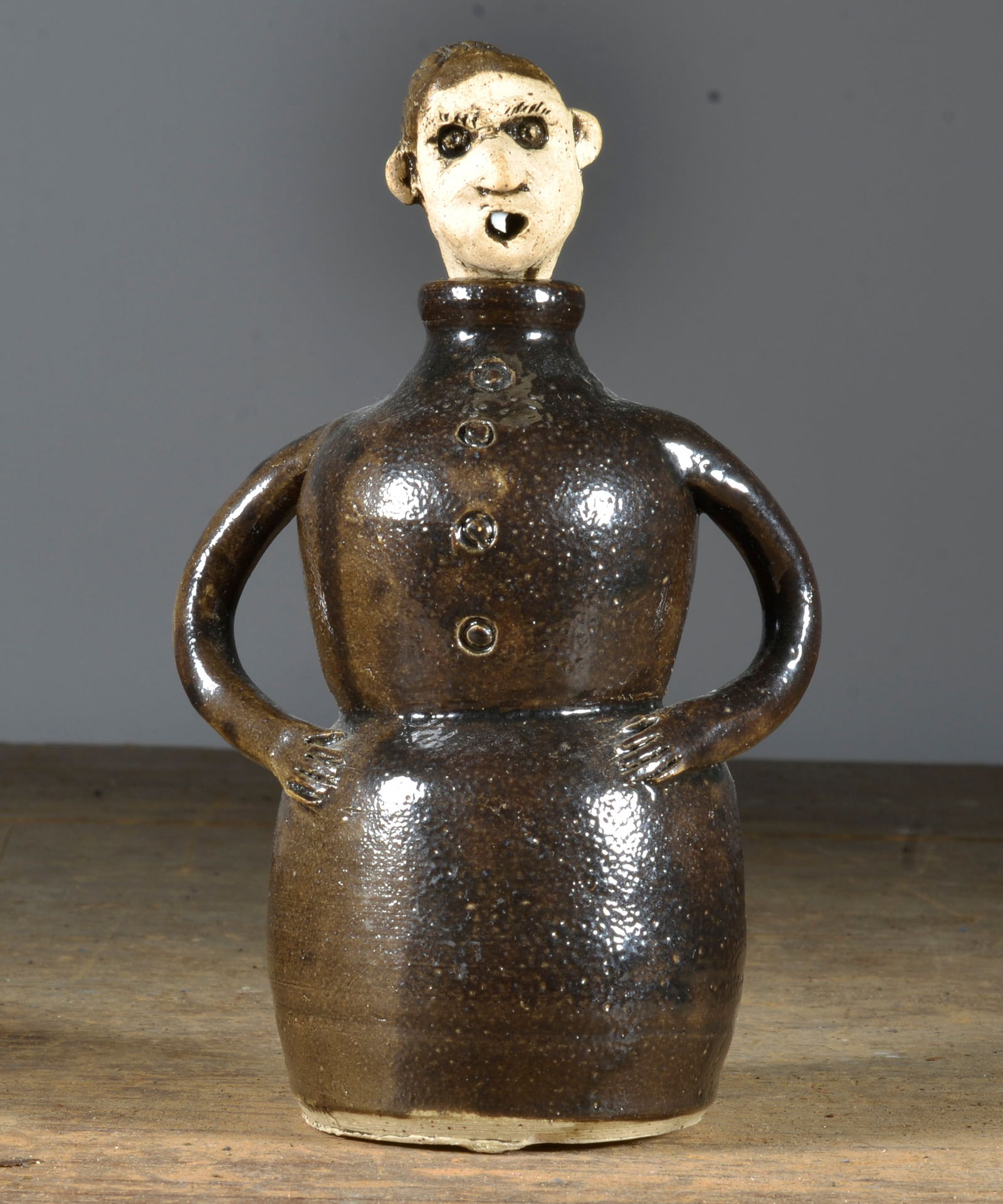 Kathy Richards Pottery Bottle Woman (1 of 2)