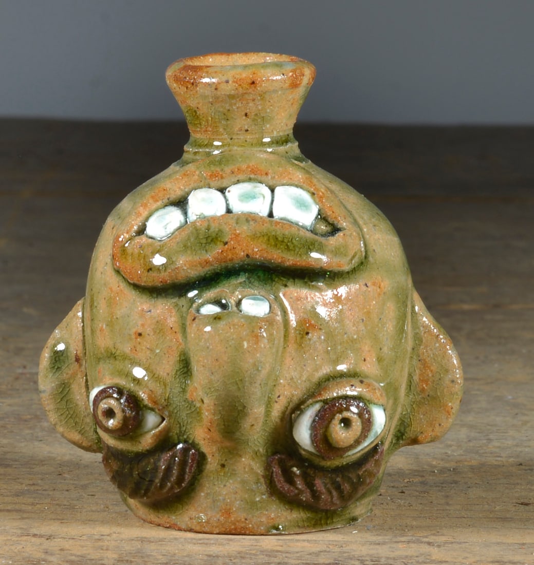 Albert Hodge Miniature Face jug (1 of 3)