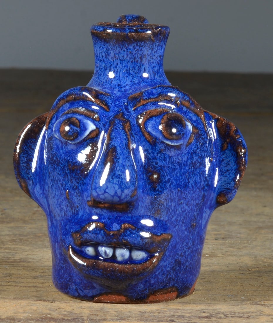 Albert Hodge Miniature Face jug (1 of 3)