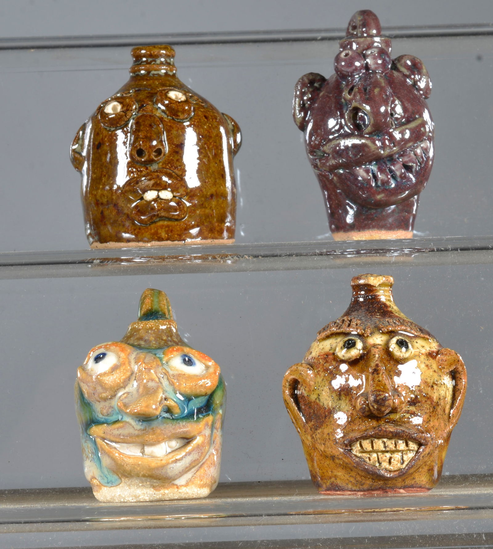 Miniature Face Jug Group (1 of 2)