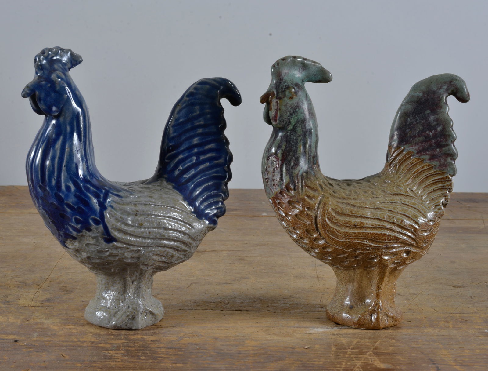 Charles Moore Pottery Chicken Group (1 of 3)