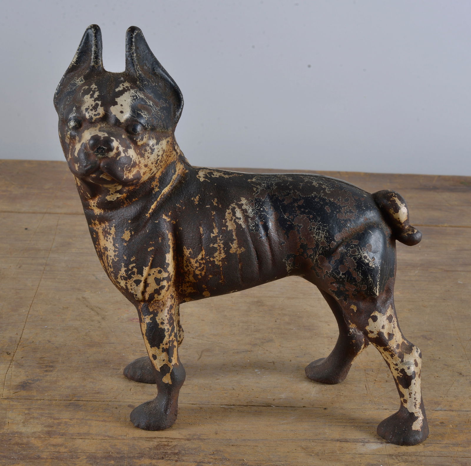 Antique Cast Iron Dog Door Stop (1 of 3)