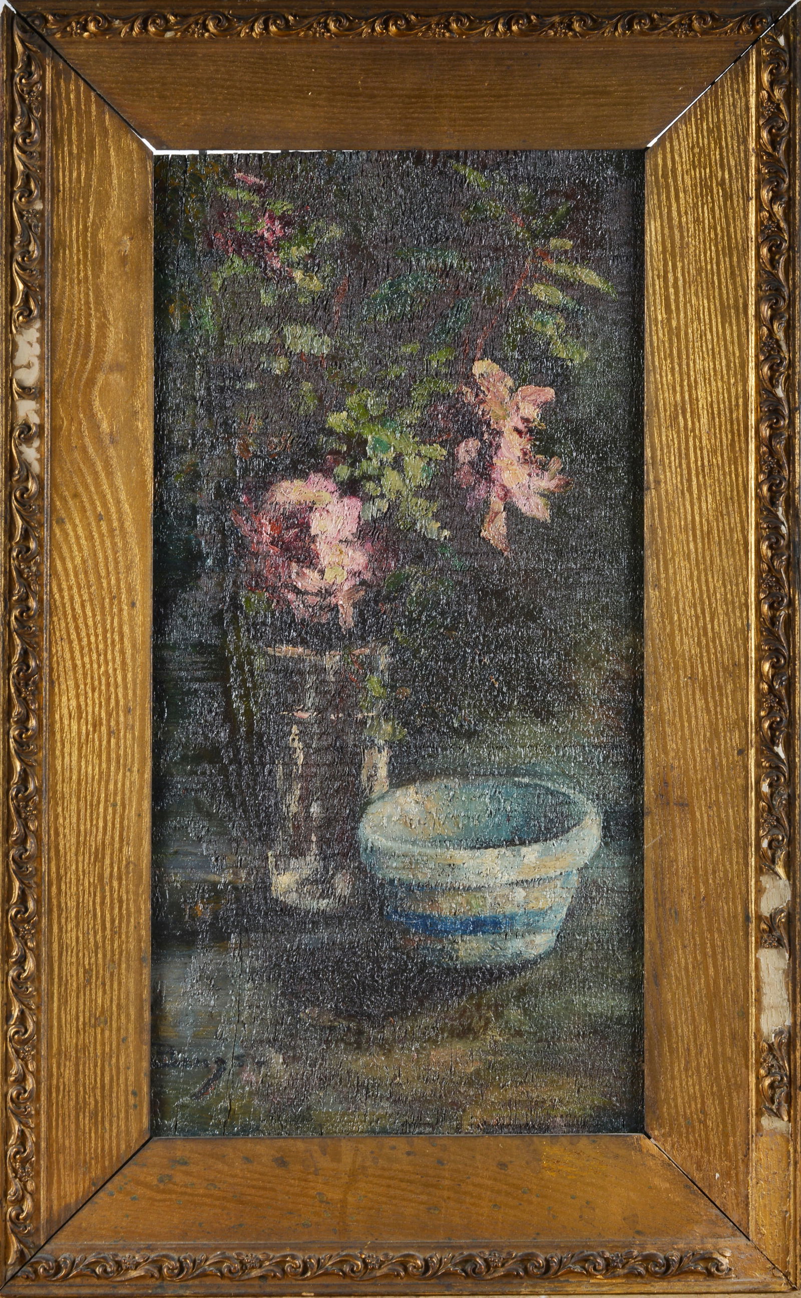 Antique Painting, Original painting: older painting from 1930 to 1960. original. Framed. From a collection of paintings found in Alabama at an estate sale.