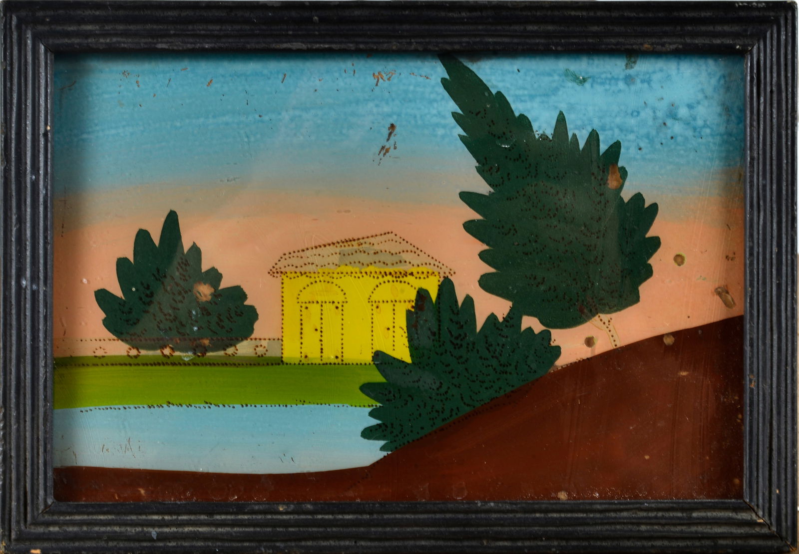 Antique Painting, Original painting: older painting from 1930 to 1960. original. Framed. From a collection of paintings found in Alabama at an estate sale.