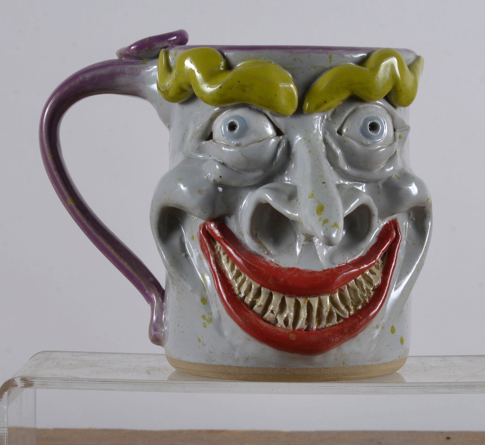 Folk Pottery Face Jug coffee mug (1 of 3)
