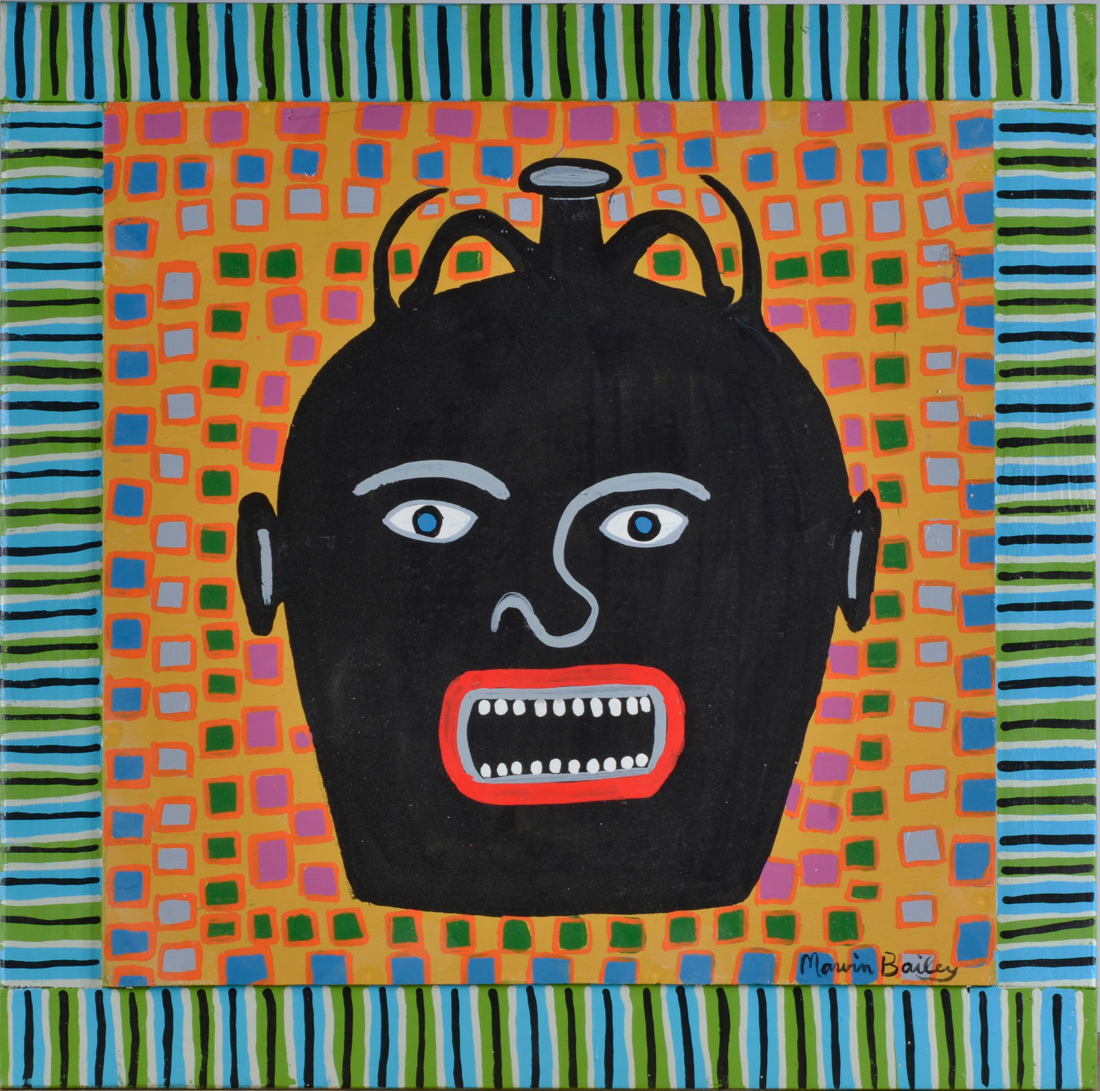 Marvin Bailey Folk Art Painting (1 of 4)