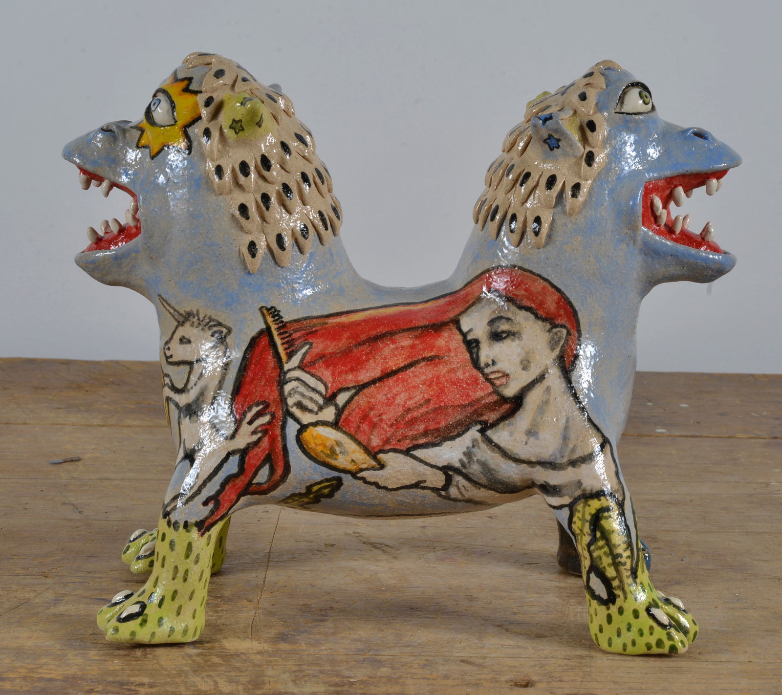 Stacy Lambert Double Dog Figural (1 of 5)