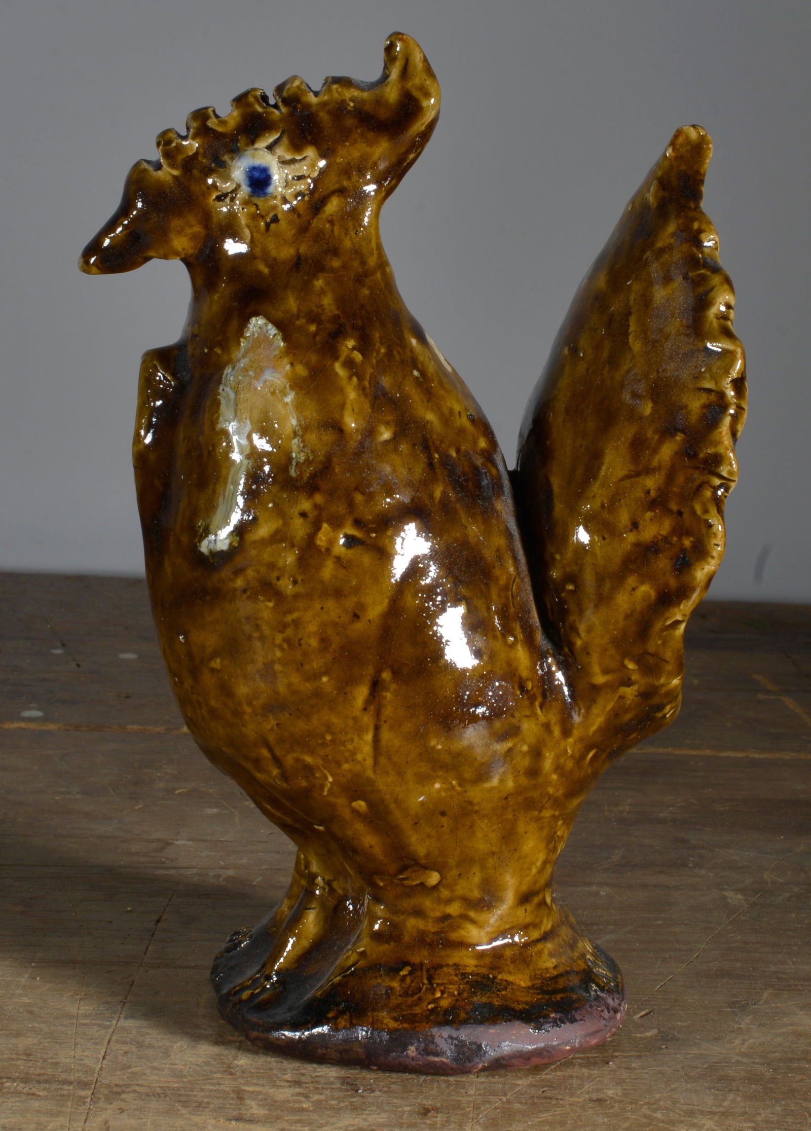 Marie Rogers Folk Pottery Chicken (1 of 4)