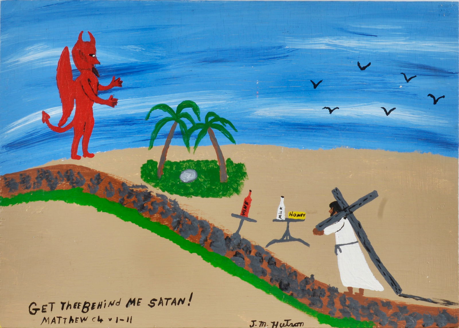 Mike Hutson Folk Art Painting (1 of 2)