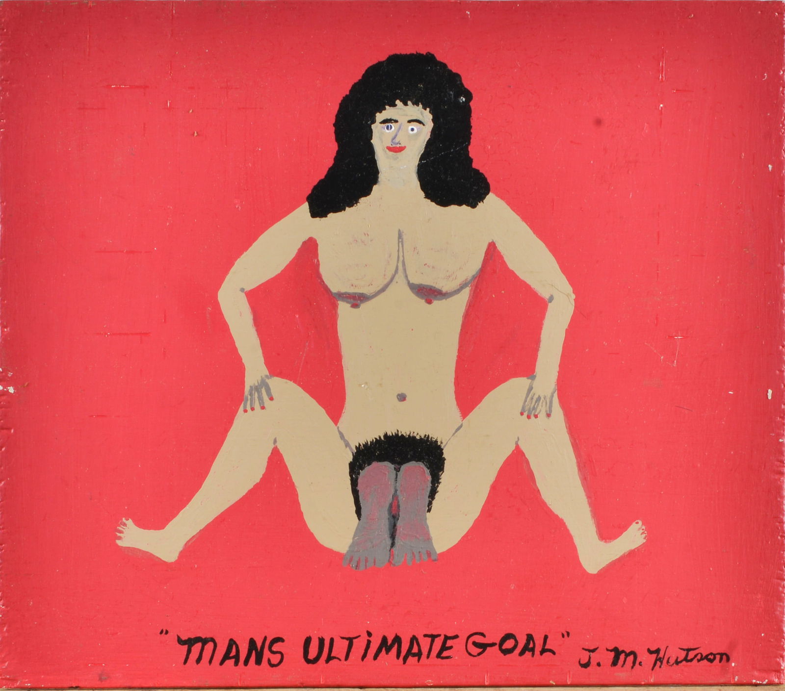 Mike Hutson Folk Art Painting (1 of 2)