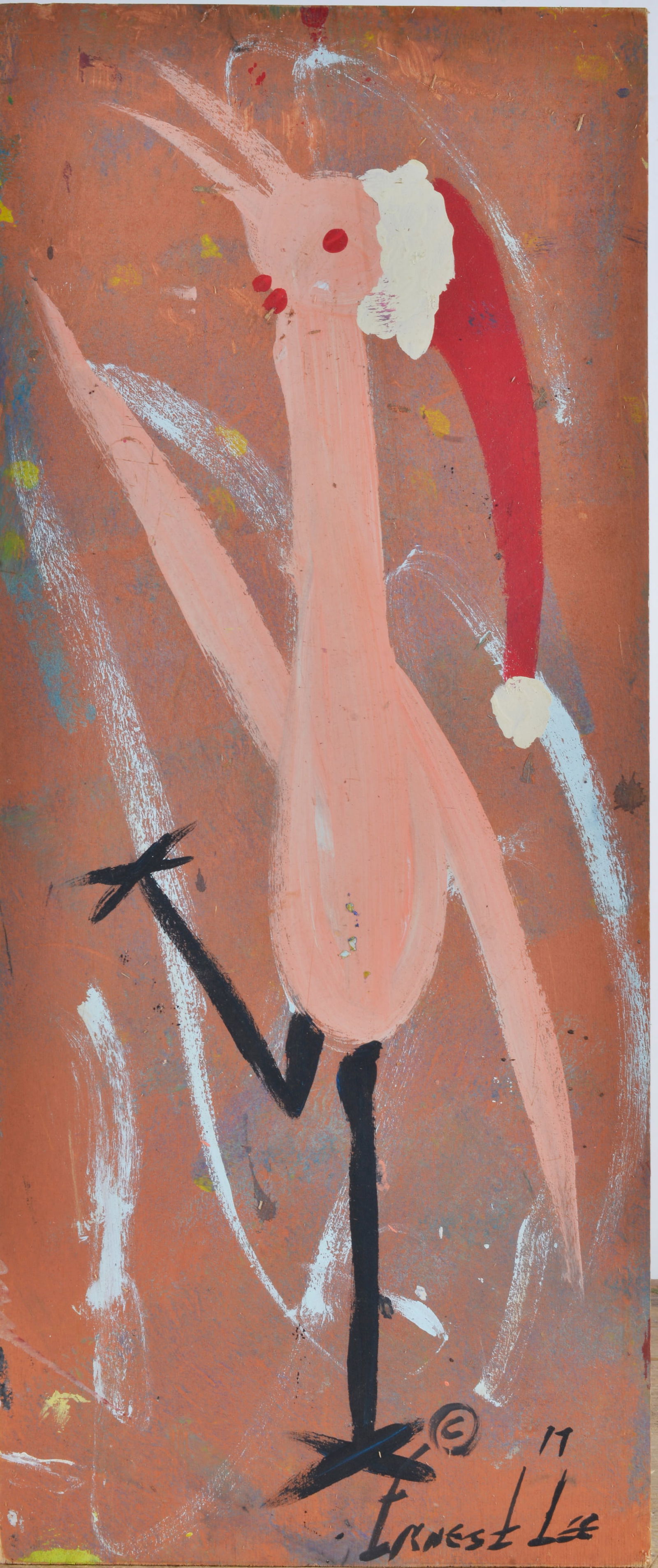 Ernest Lee Folk Art Painting (1 of 3)