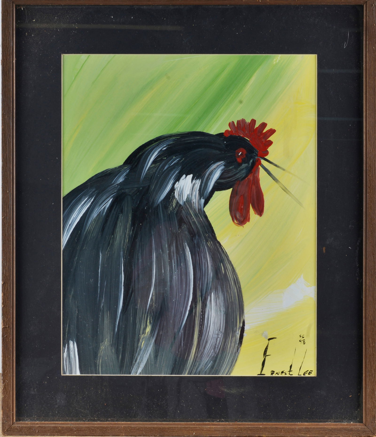 Ernest Lee Folk Art Painting (1 of 2)