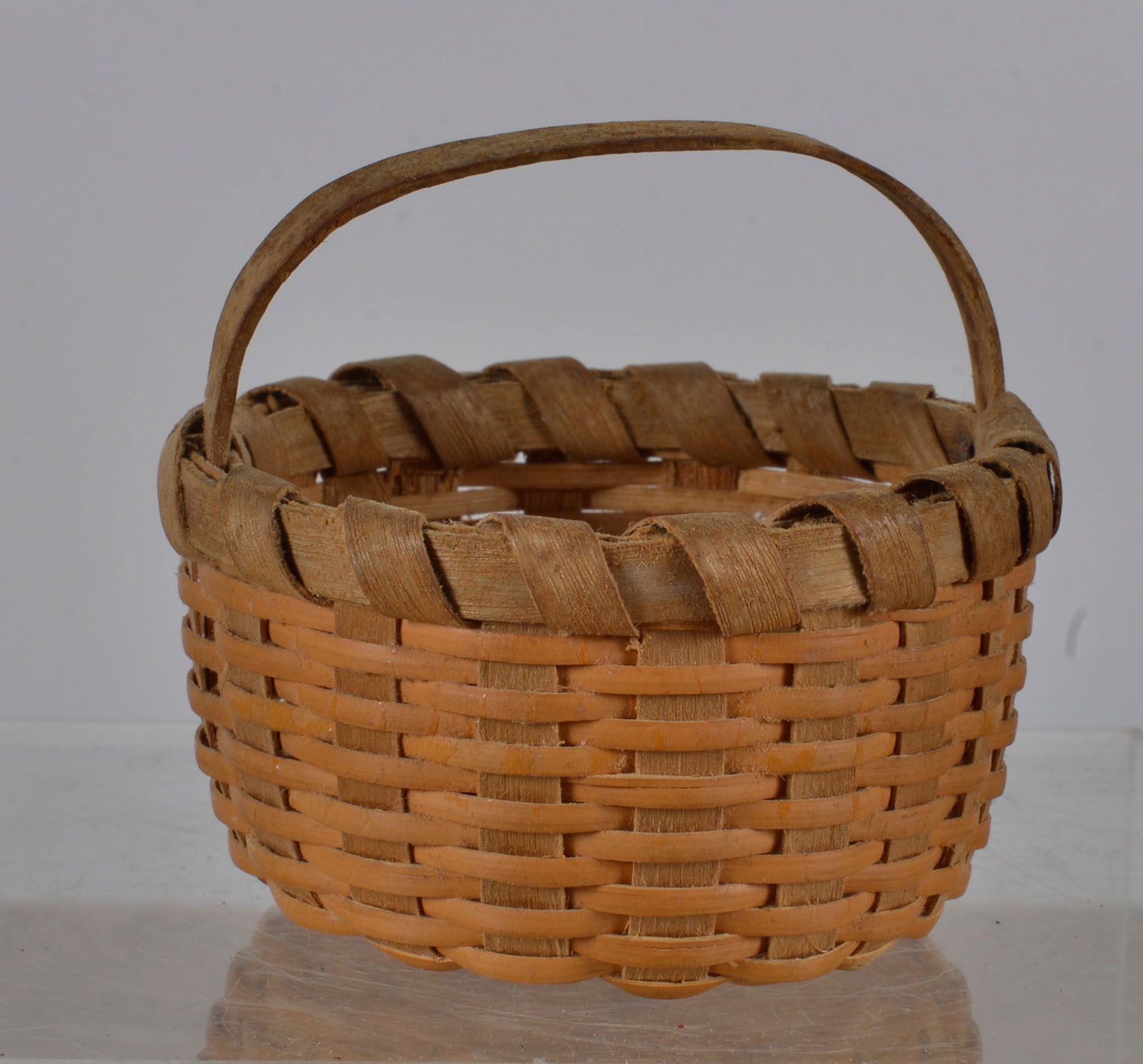Miniature Oak Split Basket (1 of 4)