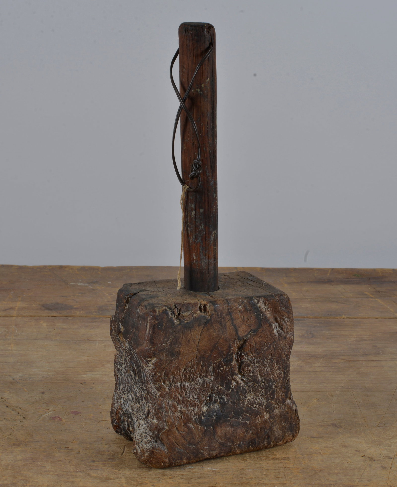 American Primitive Mallet: from an early collection of Americana discovered by a local picker.12"H