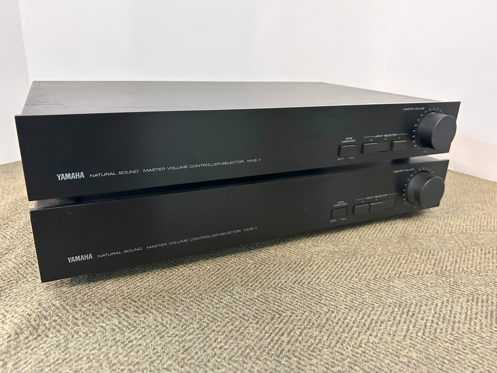 YAMAHA MVS-1 MASTER VOLUME CONTROLLER/SELECTOR: This is a single owner collection of stereo equipment. If you see 2 units in the picture, you are getting those exact two units. Sold as is but we are sure most of them work. Not held responsible for 