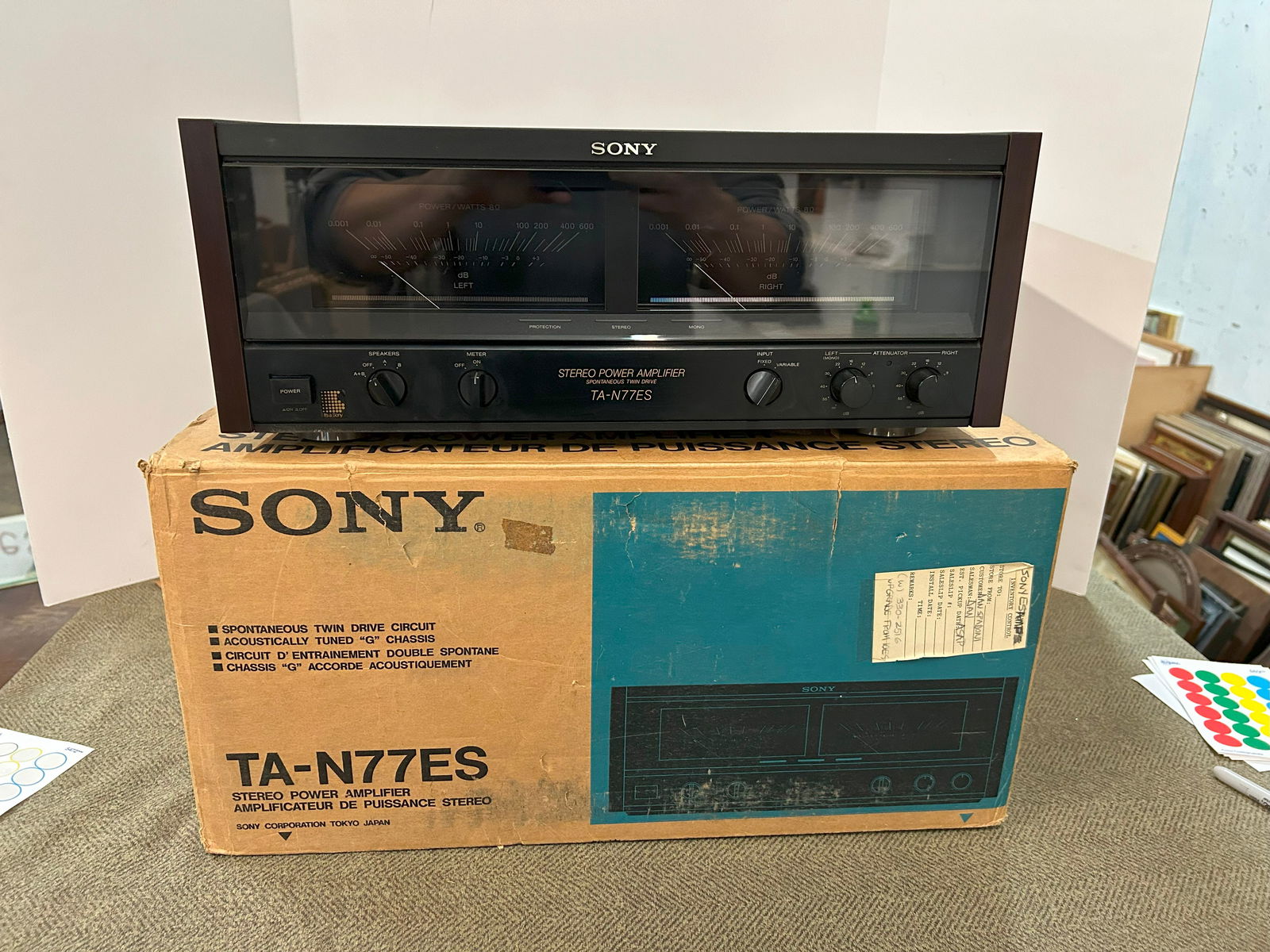 SONY TA-N77ES STEREO AMPLIFIER (1 of 11)