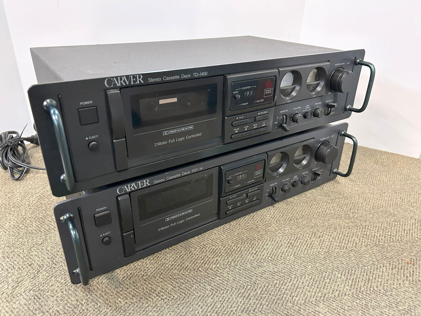 CARVER TD-1400 STEREO CASSETTE DECK (2) (1 of 1)