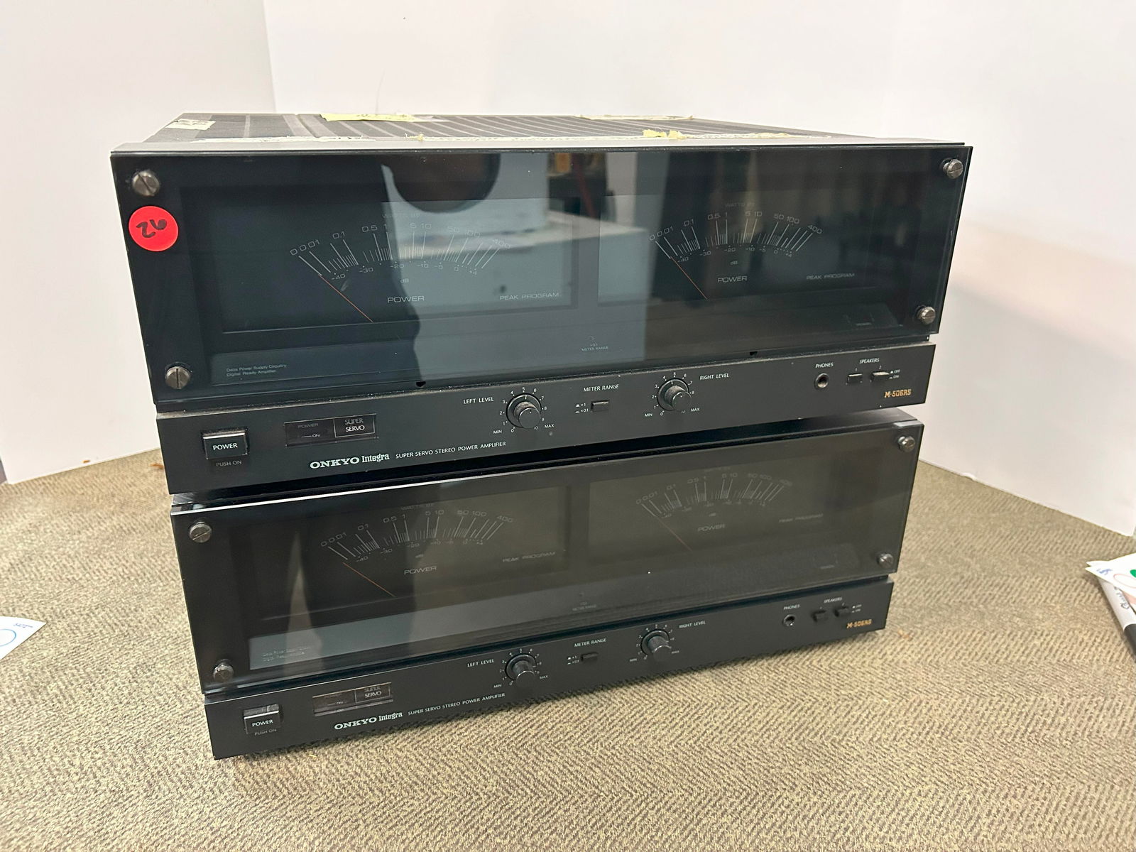 ONKYO INTEGRA M-506RS SUPER SERVO STEREO POWER AMPLIFIER (2) (1 of 1)