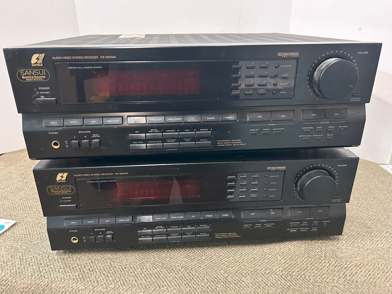 SANSUI RZ-9500AV AUDIO/VIDEO STEREO RECEIVER (2) (1 of 1)