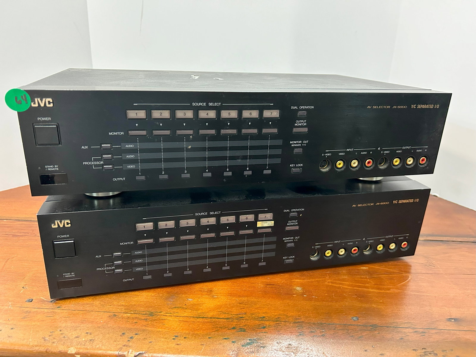 JVC JX-S900 AV SELECTOR (2): This is a single owner collection of stereo equipment. If you see 2 units in the picture, you are getting those exact two units. Sold as is but we are sure most of them work. Not held responsible for 