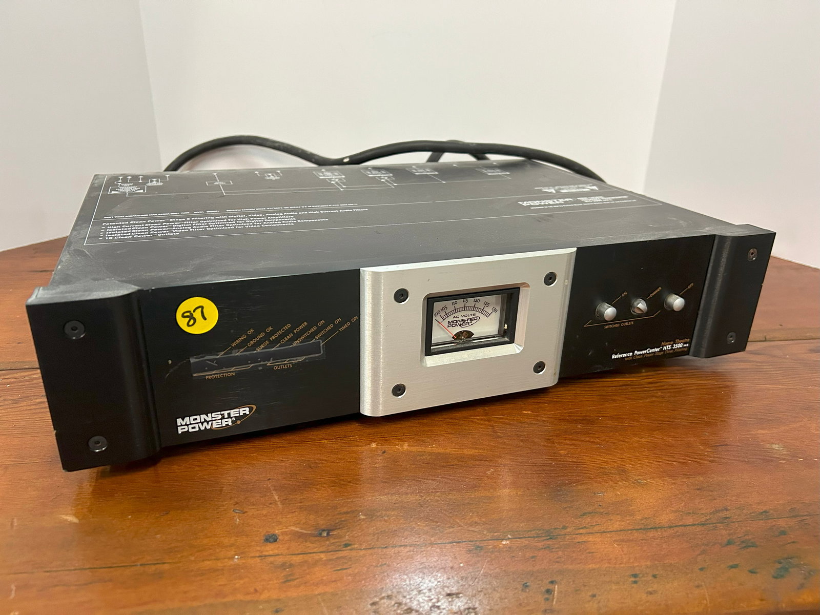 MONSTER POWER HTS 3500 REFERENCE POWER CENTER: This is a single owner collection of stereo equipment. If you see 2 units in the picture, you are getting those exact two units. Sold as is but we are sure most of them work. Not held responsible for