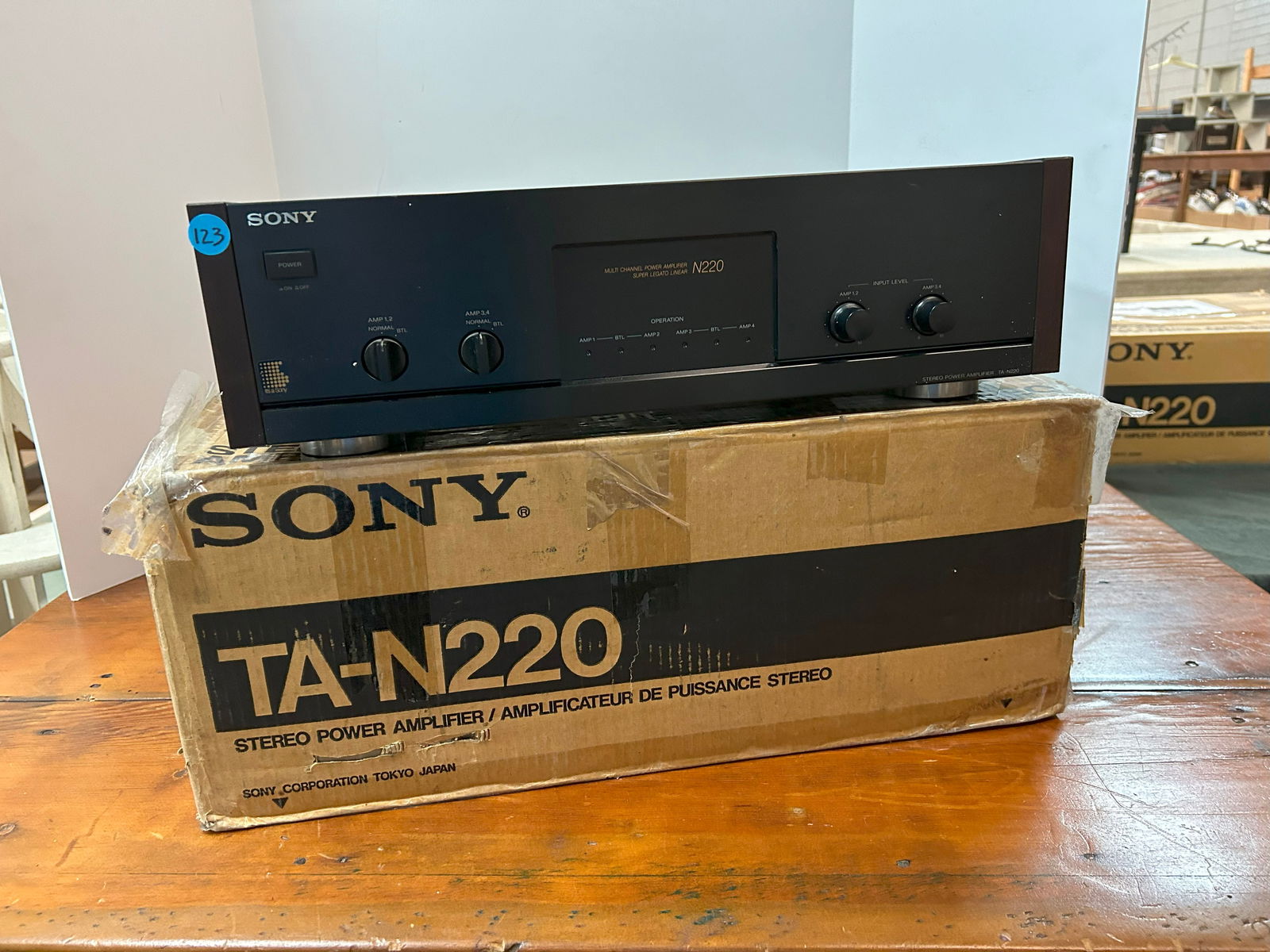 SONY TA-N220 POWER AMPLIFIER (1 of 1)