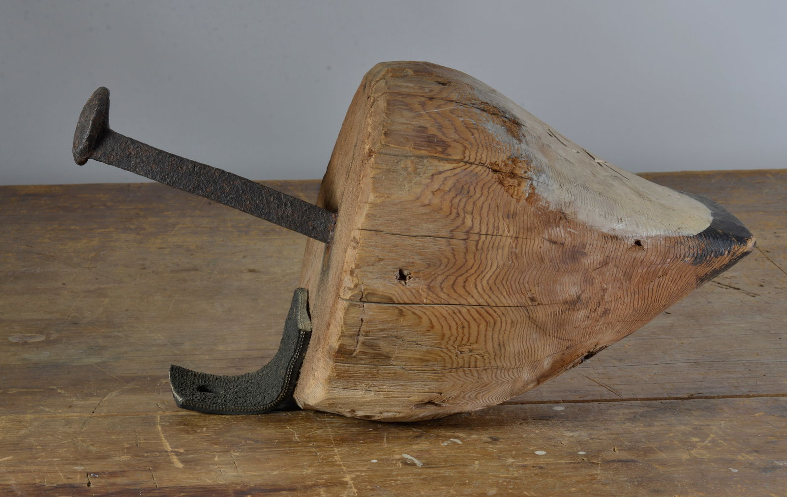 Antique Duck Decoy Half Body (1 of 4)