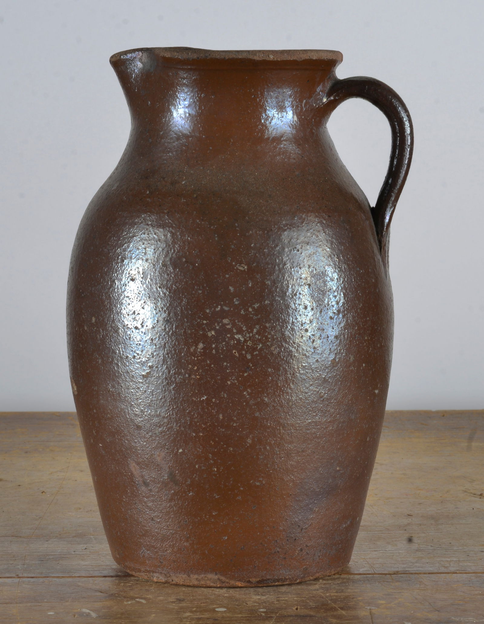 Georgia Pottery Pitcher: 11.5" H see photos for details. If the pottery has defects we will announce in the listing. All items are sold as is where is no returns or refunds. Most of these items can be shipped in house. If Shi