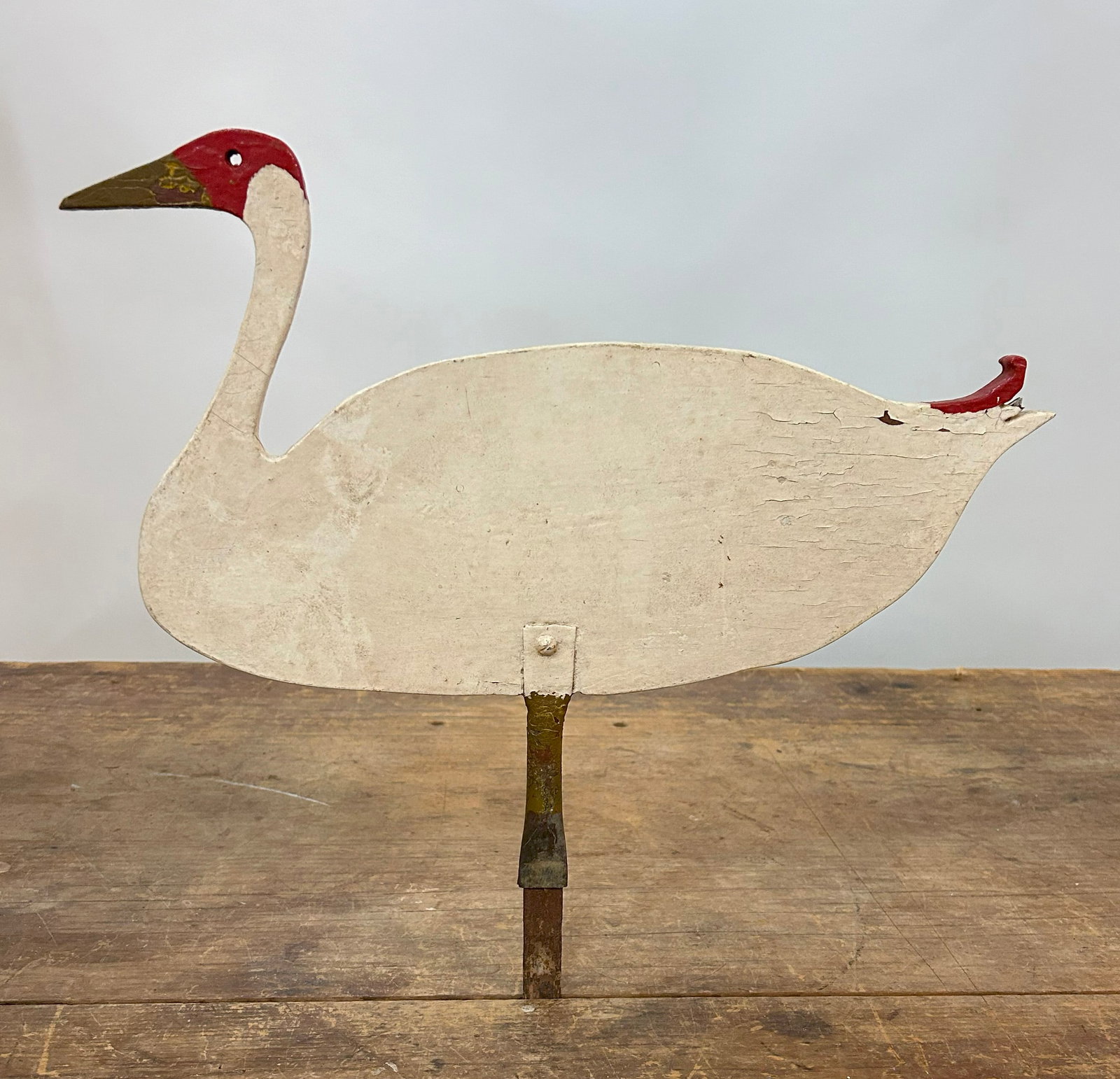 Folk Art Cut Out and Painted Yard Art Wood: 16" H see photos for details. If the pottery has defects we will announce in the listing. All items are sold as is where is no returns or refunds. Most of these items can be shipped in house. If Shipp