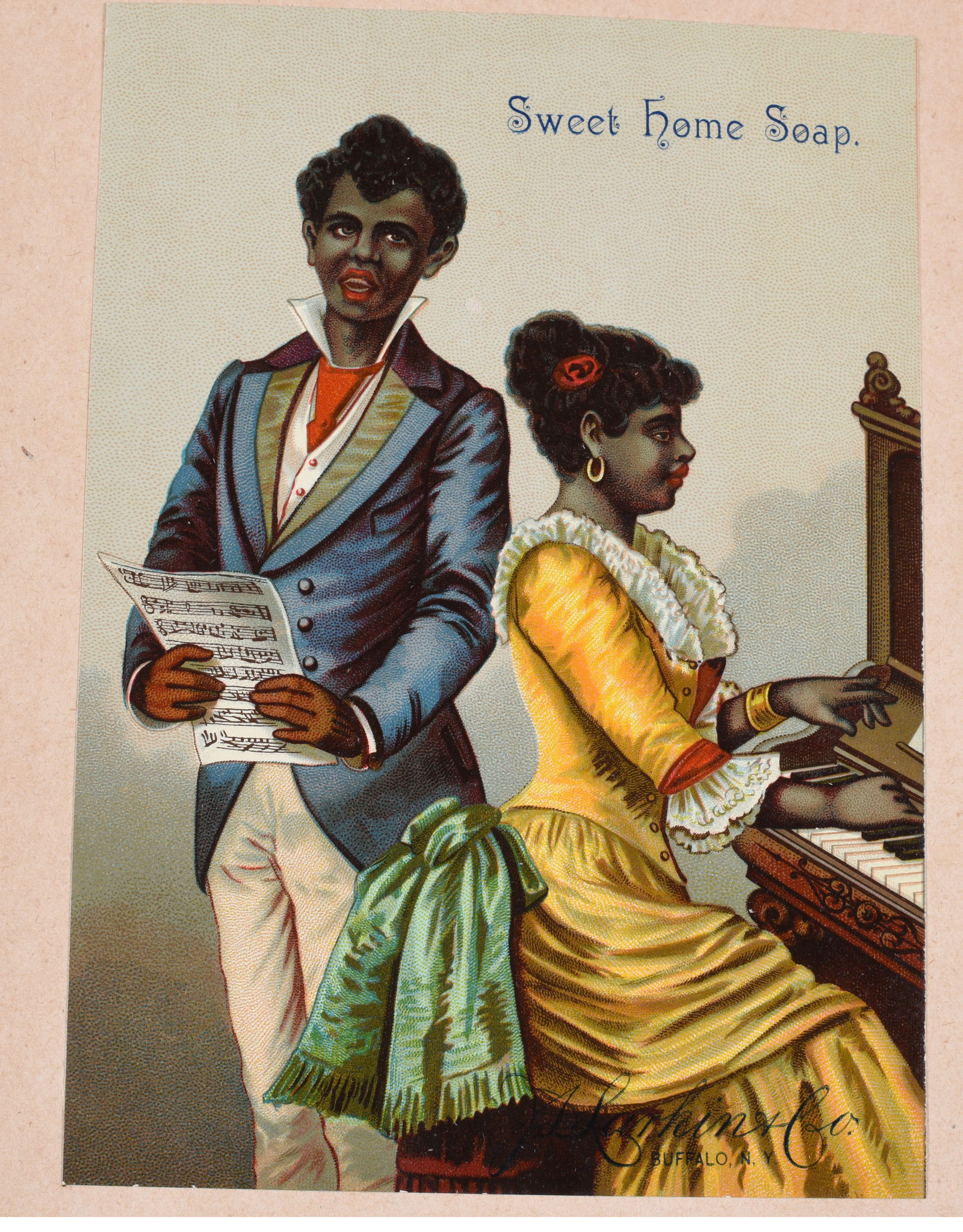 BLACK AMERICANA SOAP TRADE CARD (1 of 1)