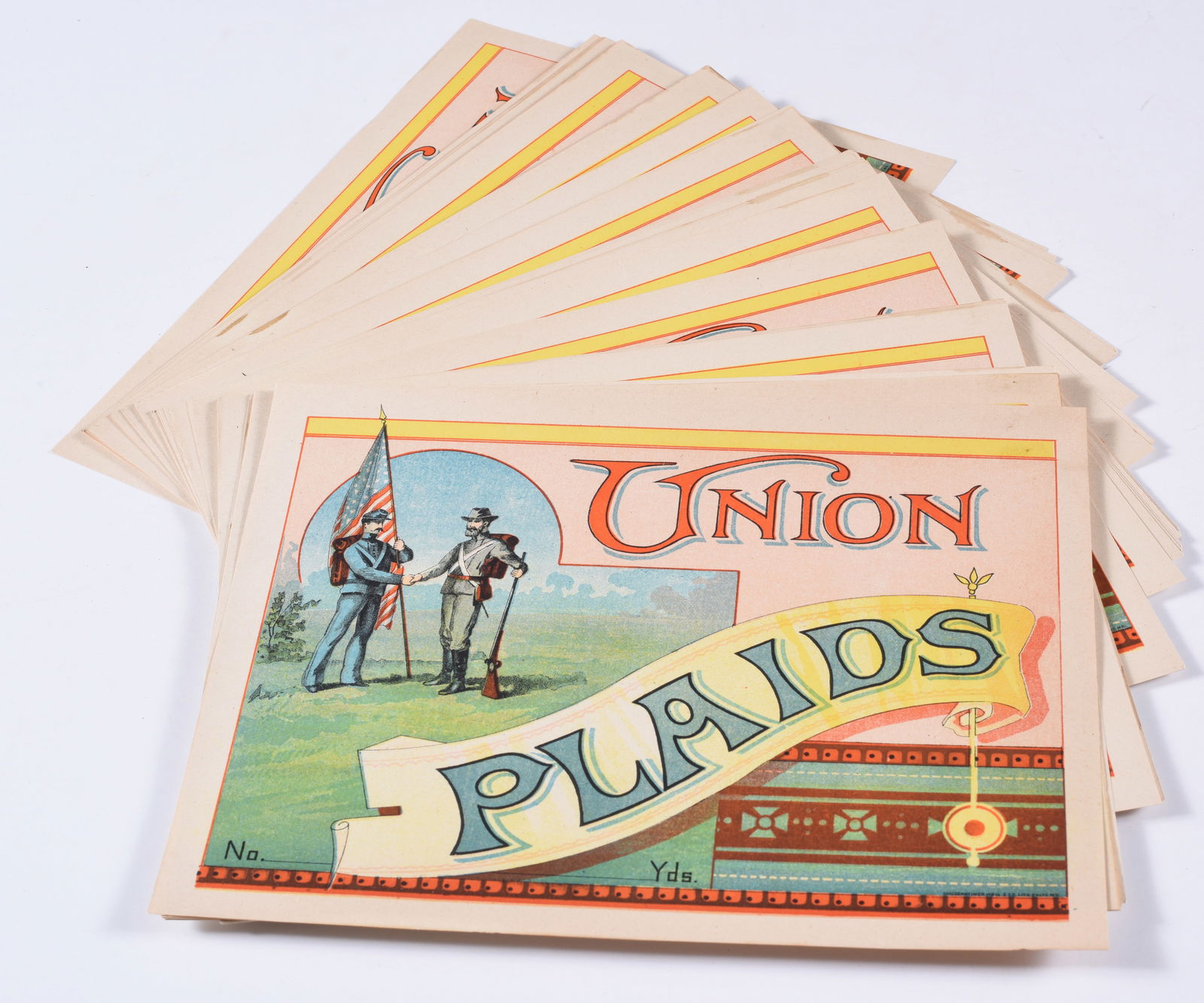 UNION PLAIDS LABELS LOT (1 of 1)
