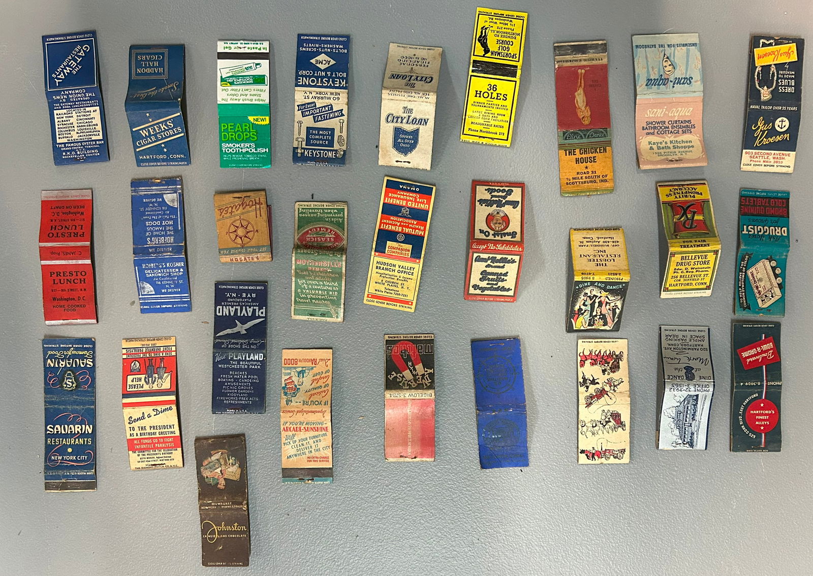 VINTAGE MATCHBOOK COVERS COLLECTION (1 of 1)