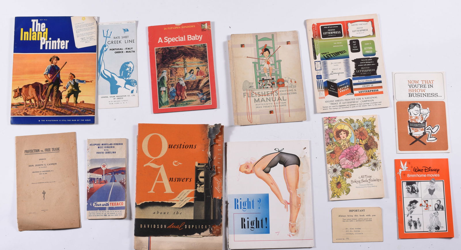 MISC PAPER ADVERTISMENTS & BOOKLETS (1 of 1)