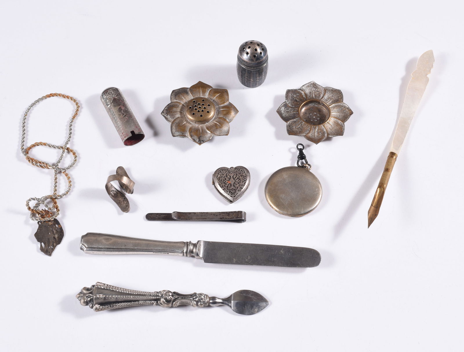 STERLING SILVER AND MISC ITEMS LOT (1 of 1)