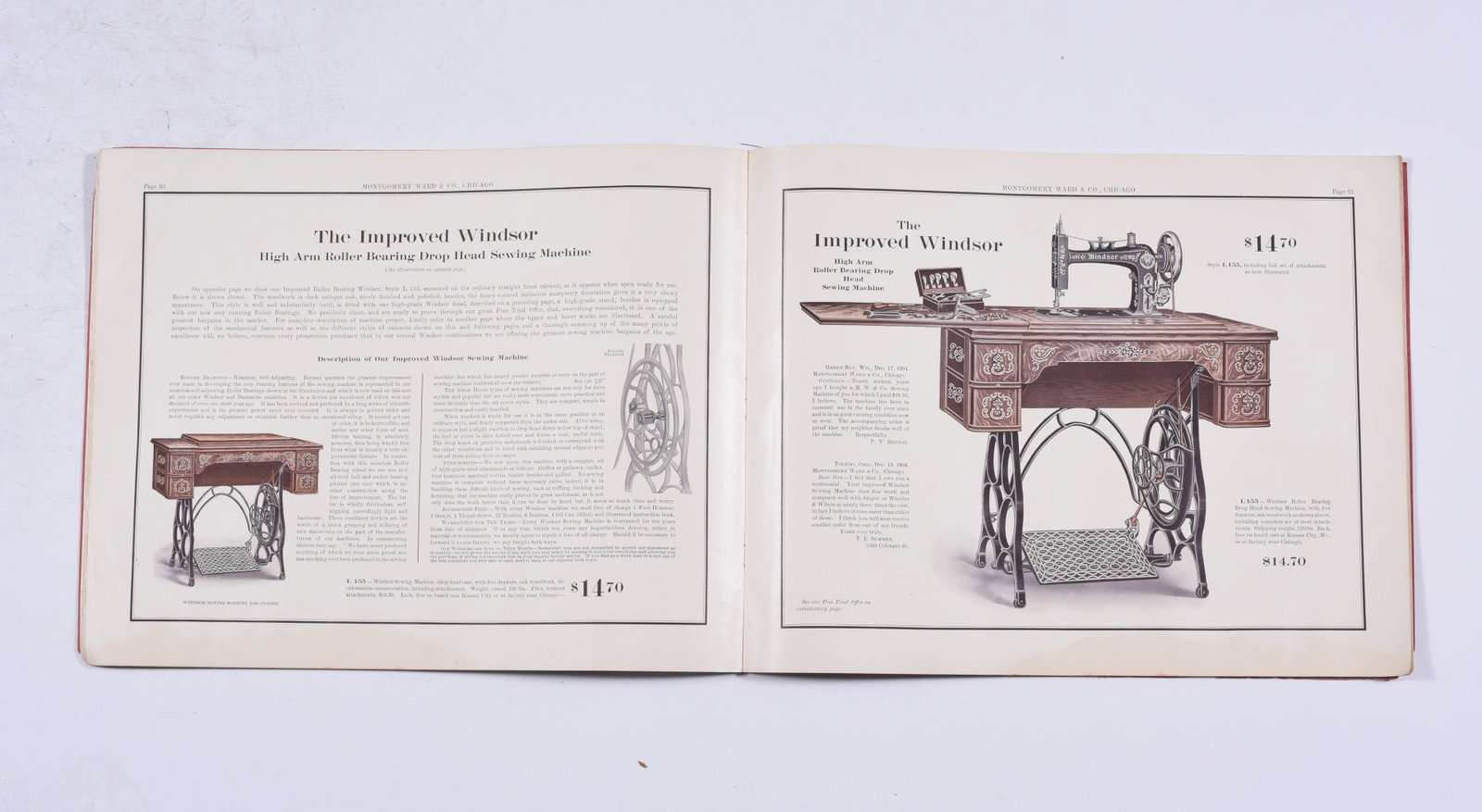 ANTIQUE SEWING MACHINE CATALOG: all items are sold as is. We will combine shipping on multiple lots. If you see it in the picture that’s what your buying. Look at the pictures good no refunds all sales are final.