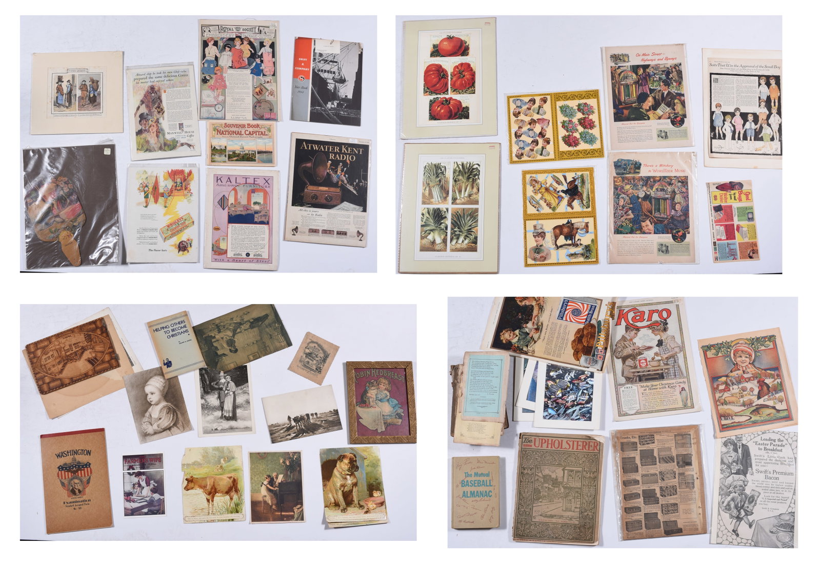 MISC VINTAGE ADVERTISING EPHEMRA: all items are sold as is. We will combine shipping on multiple lots. If you see it in the picture that’s what your buying. Look at the pictures good no refunds all sales are final.